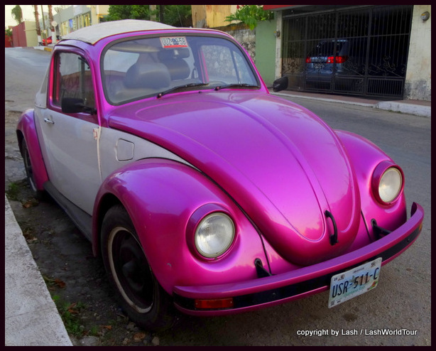 VW Beetle in Yucatan