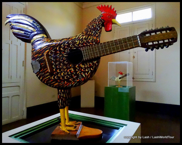 custom guitar at Museum of Music - Ponce - Puerto Rico