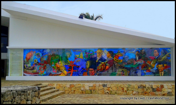 famous mural in Chetumal 