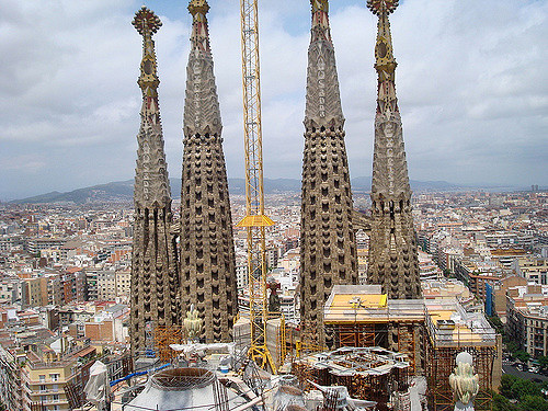 La Sagrada Familia - photo by Pablasso on Flickr CC