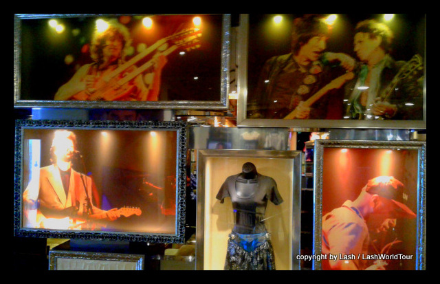 rock stars display at Hard Rock Hotel - Cancun