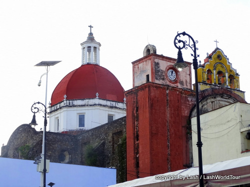 Cuernavaca church tops