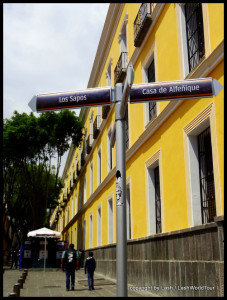 street sign is one of my photos of Puebla - Mexico