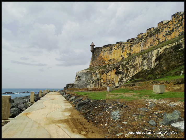 walkway around El Morro Fort - San Juan - Puerto Rico