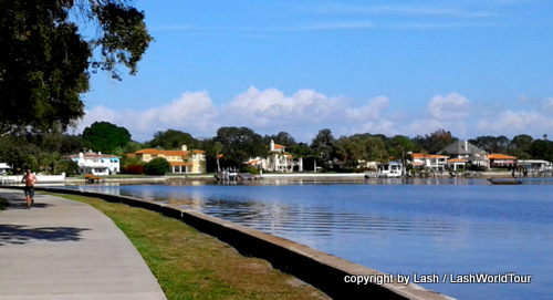 St Pete waterside park and Snell Island