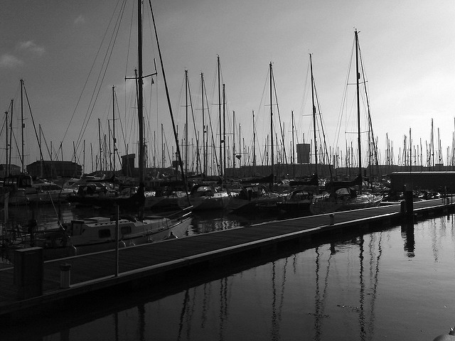 Gosport marina - photo by Chaglioni on Flckr CC 
