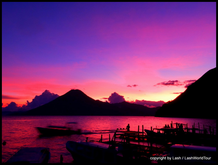Lake Atitlan sunset - Guatemala 
