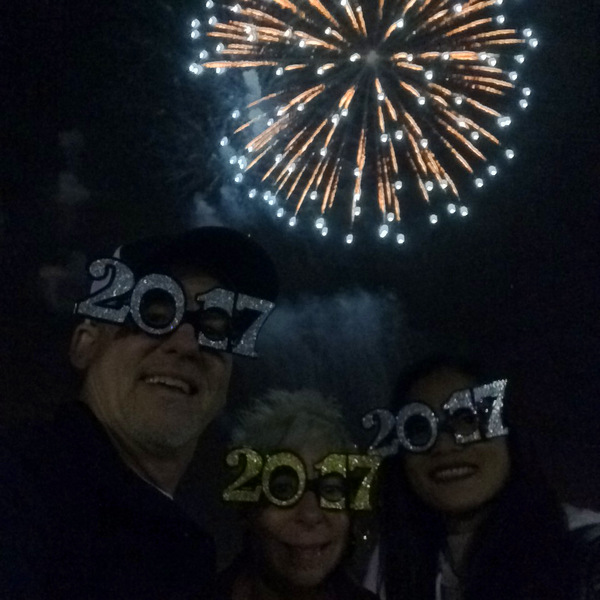 New Year's Eve 2017 with Brad & Pia