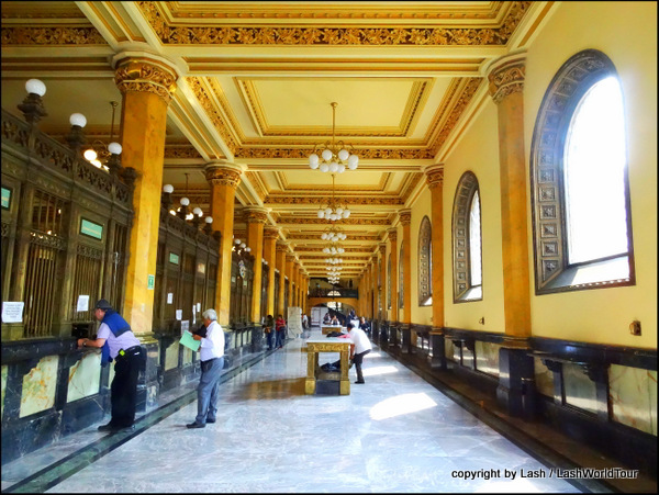 Palacio Correo - Main Post Office in Mexico City Centro Historico