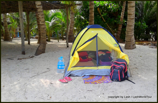 camping at Maruata Beach 
