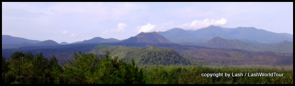 panoramic view of Volcan Paricutin