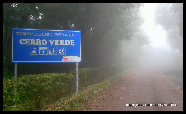entrance of Cerro Verde National Park - El Salvador