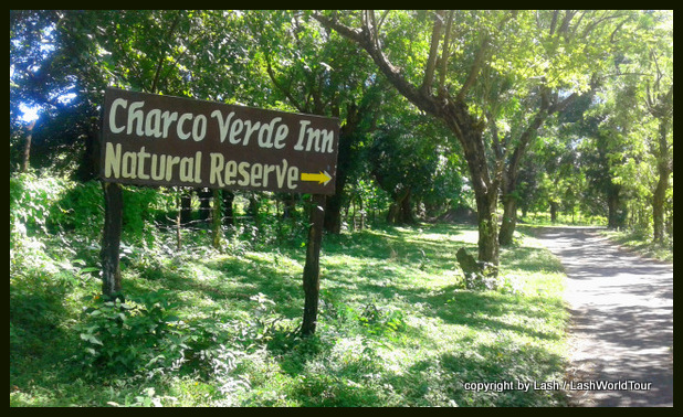 entrance to Charco Verde Nature Reserve - Ometepe