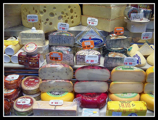 cheeses photo by rjhuttondfw on Flickr CC
