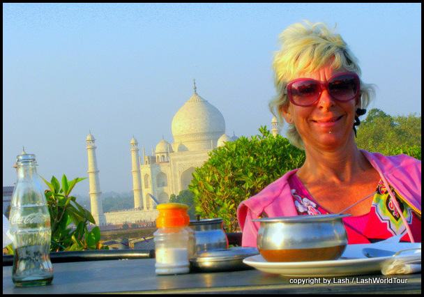 Lash at Taj Mahal = India