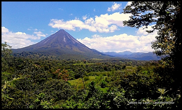 panoramic view of Arenal Volcano 