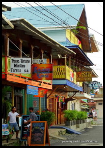 central Bocas del Toro town - Isla Colon