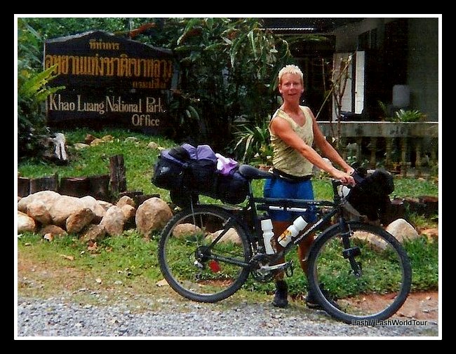 cycling in southern Thailand in 1998
