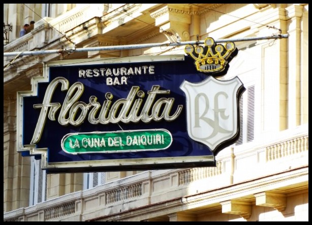 La Floridita - Havana - famous hang out of Hemmingway