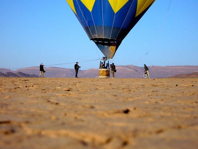 ballooning in Morocco - photo by Seb Lafont on Flickr CC
