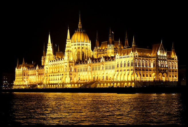 Hungarian Parliament - photo by Dennis Jervis on FLickr CC