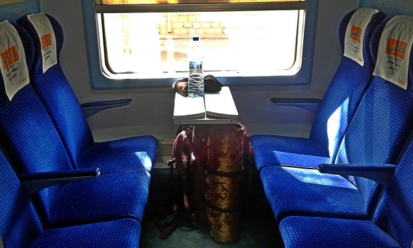 interior Moroccan train