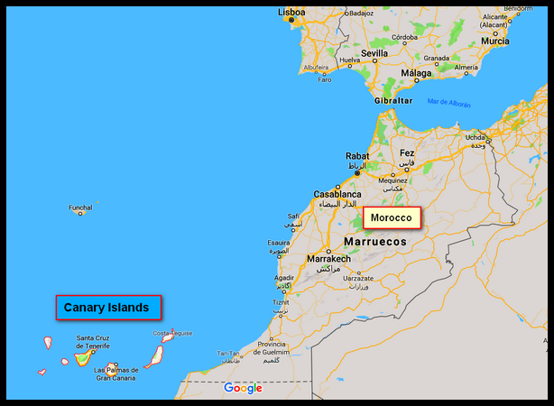 screenshot of Canary Islands & Morocco