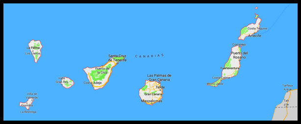 screenshot of Canary Islands