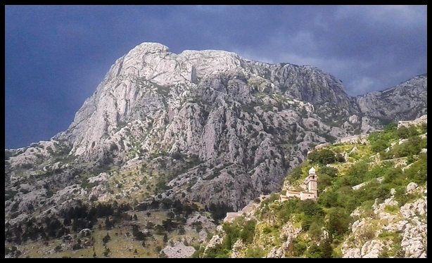 rocky peak at Kotor