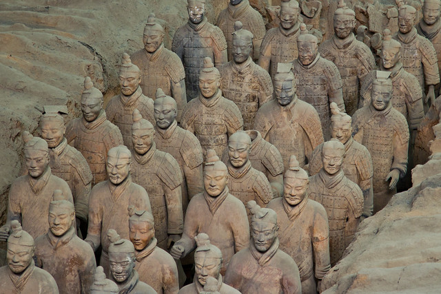 terracotta army - photo by capelle79 on Flickr CC