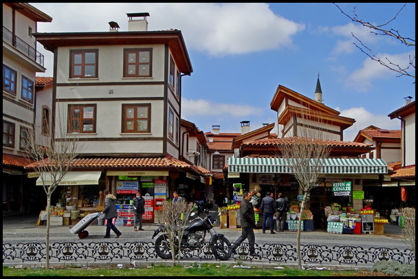 Konya historic town in midday