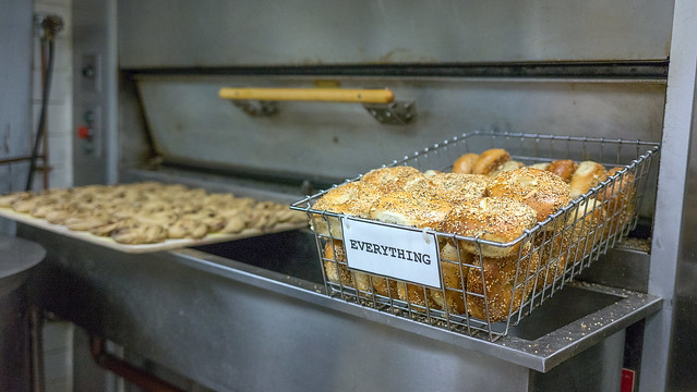NYC bagels - photo by iamsdawson on Flickr CC