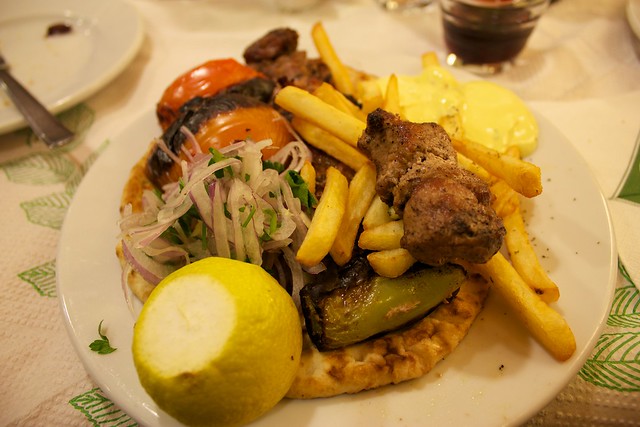 souvlaki - photo by futureshape on Flickr CC